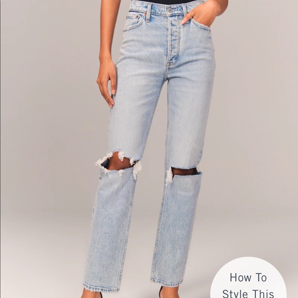 Abercrombie | High rise Dad jeans - Picture 2 of 9